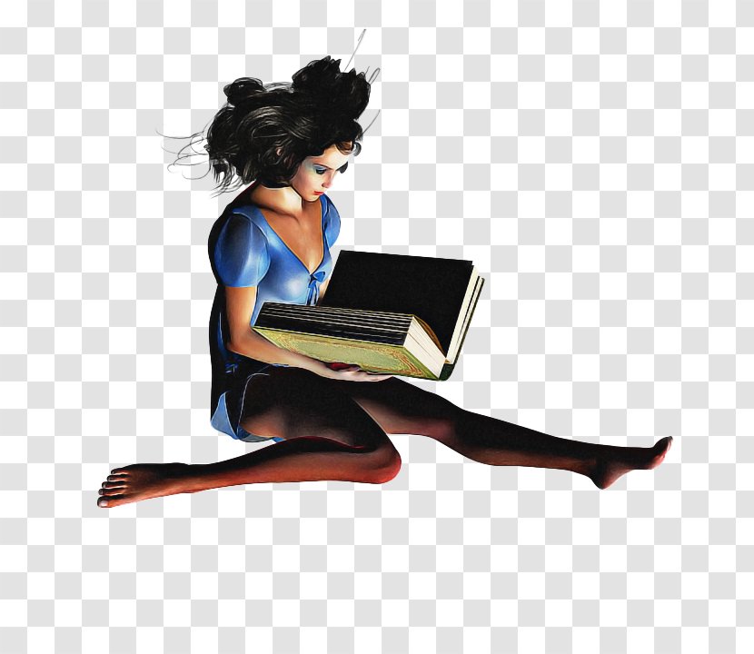 Sitting Laptop Reading Joint Leg - Furniture Netbook Transparent PNG
