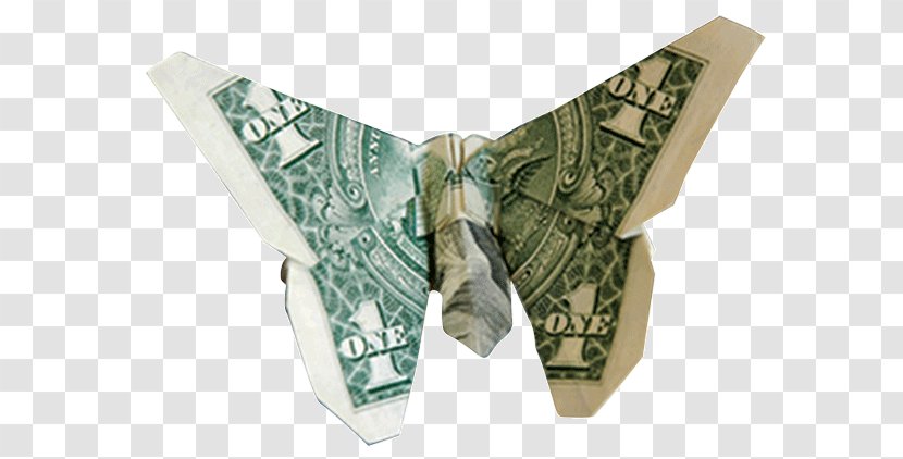 Butterfly 华为 Origami STX GLB.1800 UTIL. GR EUR 2M - Moths And Butterflies - Fold Money Transparent PNG