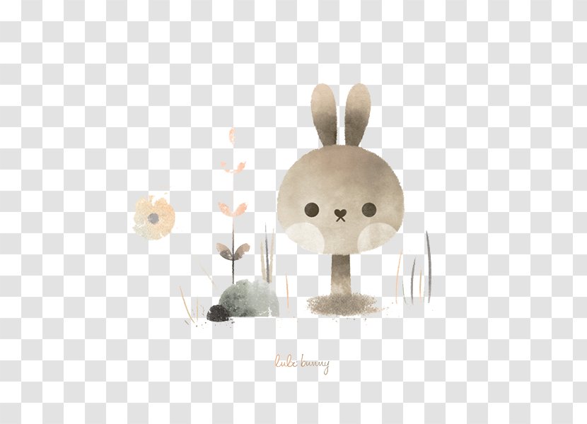 Rabbit Drawing Illustration - Arts - Hand Drawn Cute Buck Landmarks Transparent PNG