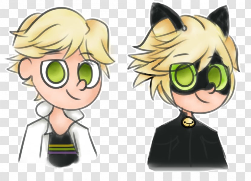 Adrien Agreste Cat Marinette - Cartoon Transparent PNG