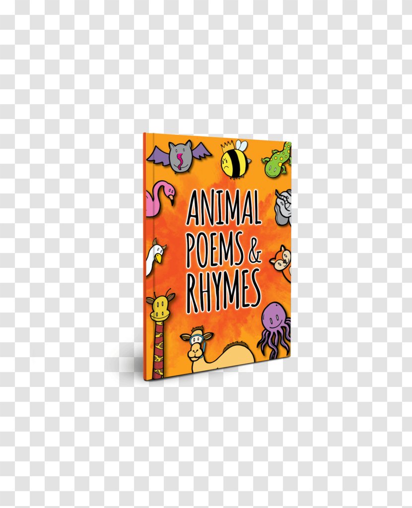 Animal Poems & Rhymes Poetry Roaring Reads Book Font - Orange - Rhyming Poem Transparent PNG