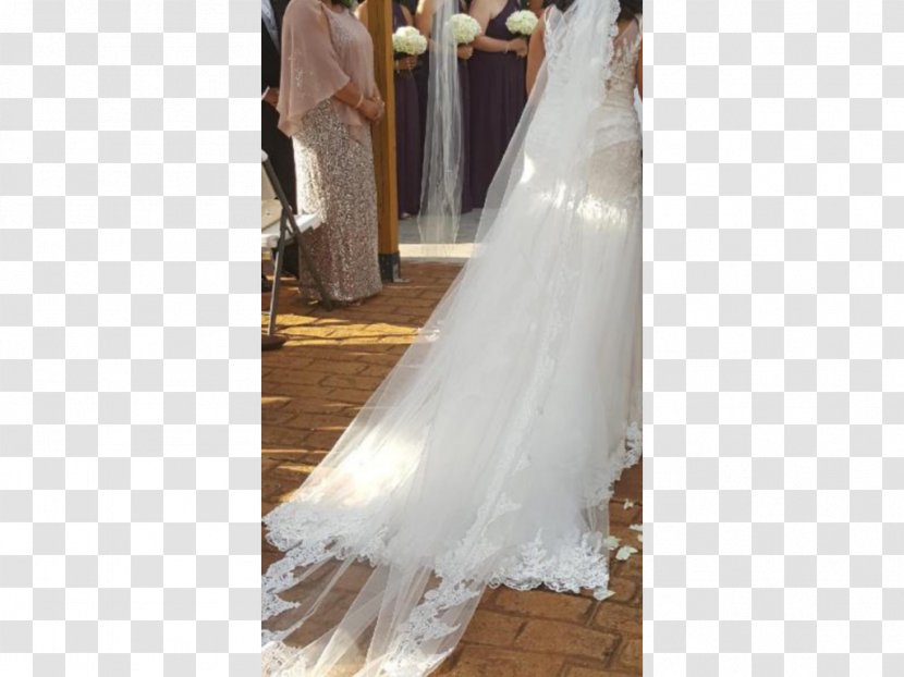 Wedding Dress Gown Shoulder - Flooring Transparent PNG