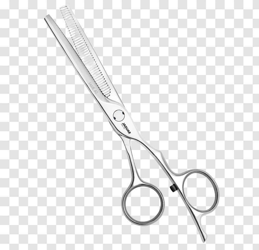 Thinning Scissors Hair-cutting Shears Jaguar Cars 75 Zoll - Silver Lines Transparent PNG