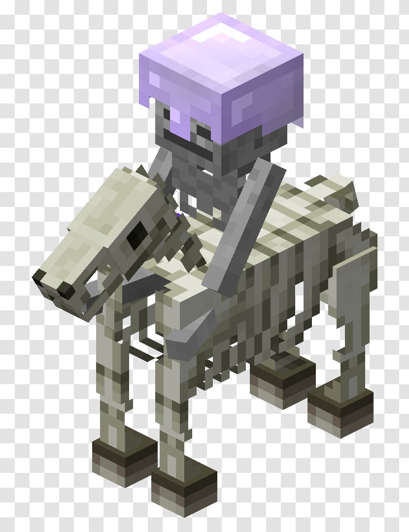 Minecraft: Pocket Edition Horse Skeleton Mob - Jockey - Skinuri De Minecraft Transparent PNG