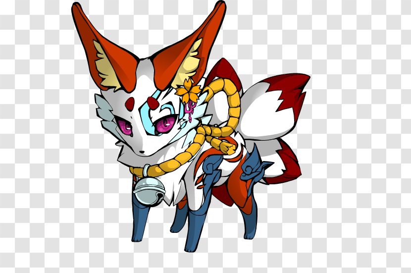 Yo-kai Watch 2 Yōkai Kitsune Oni - Cartoon - Frame Transparent PNG