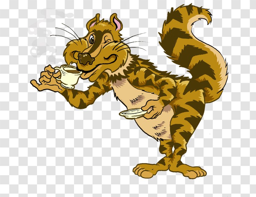 Coffee Cat Kopi Luwak Animal Sweden - Mythical Creature Transparent PNG
