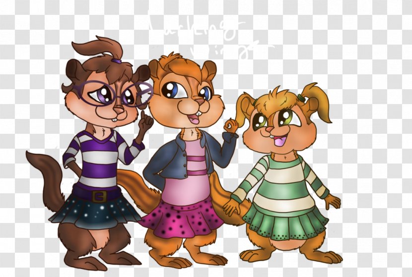 Alvin And The Chipmunks Chipettes Drawing Cartoon - Toy - Mammal Transparent PNG