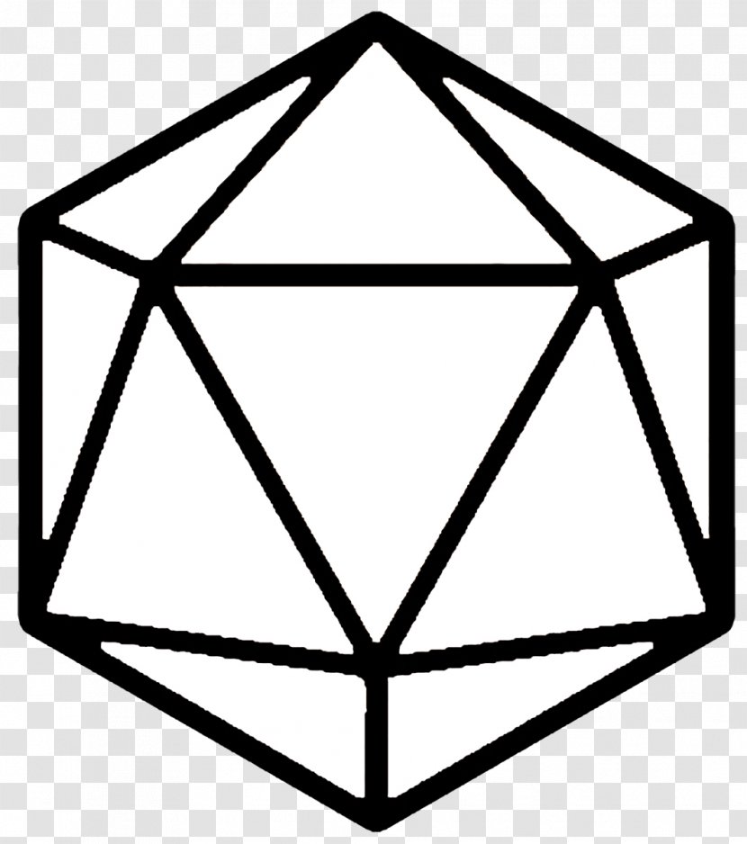 D20 System Dungeons & Dragons Set Dice Role-playing Game - Symmetry - White Transparent PNG
