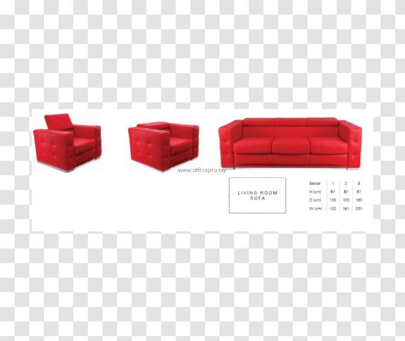 Couch Rectangle - Living Room Furniture Transparent PNG