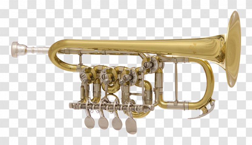 Cornet Piccolo Trumpet Trombone - Watercolor Transparent PNG