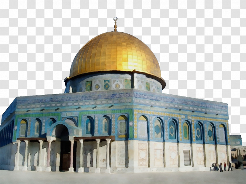 Dome Of The Rock Byzantine Architecture Dome Historic Site Khanqah Transparent PNG