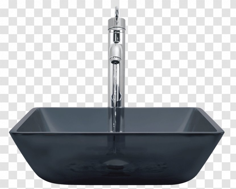 Bowl Sink Tap Bathroom Glass - Frosted Transparent PNG