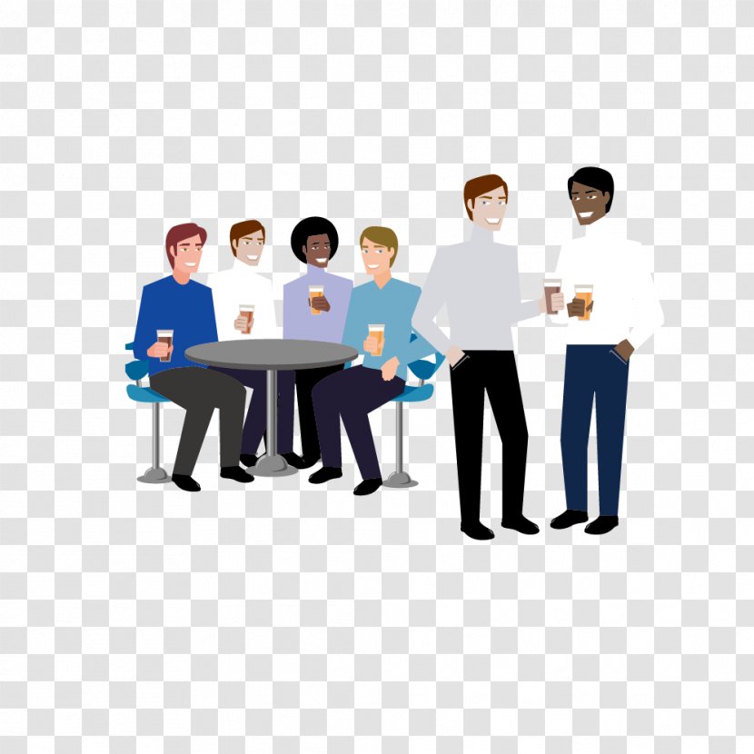 Drawing Cartoon Animation - Professional - Male Friends Transparent PNG