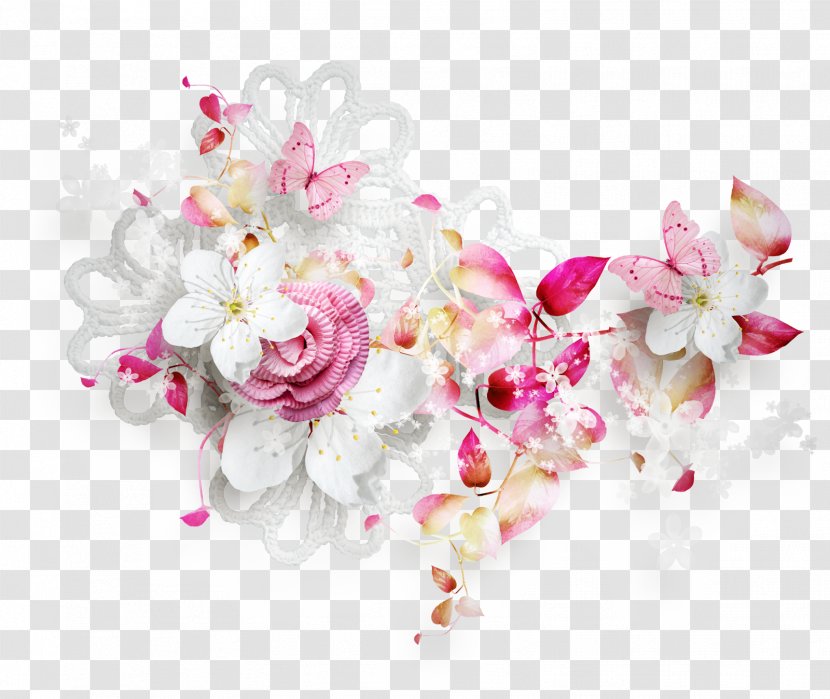 Flower Pink Petal Plant Blossom - Branch - Bouquet Spring Transparent PNG