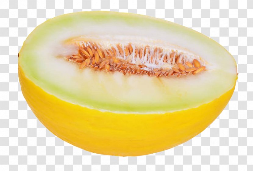 Honeydew Hami Melon - Fruit - Half A Transparent PNG