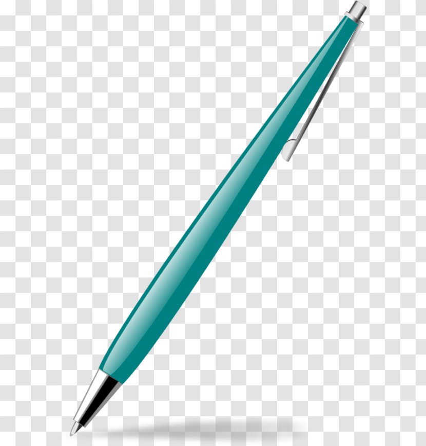 Ballpoint Pen Line Angle - Office Supplies Transparent PNG