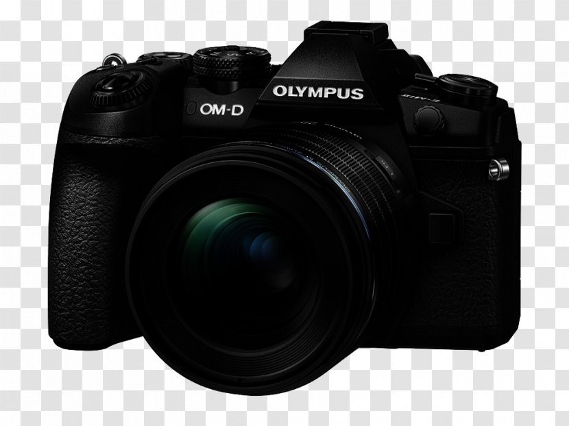 Digital SLR Camera Lens Olympus OM-D E-M1 Mark II E-M5 Mirrorless Interchangeable-lens - Tripod Transparent PNG