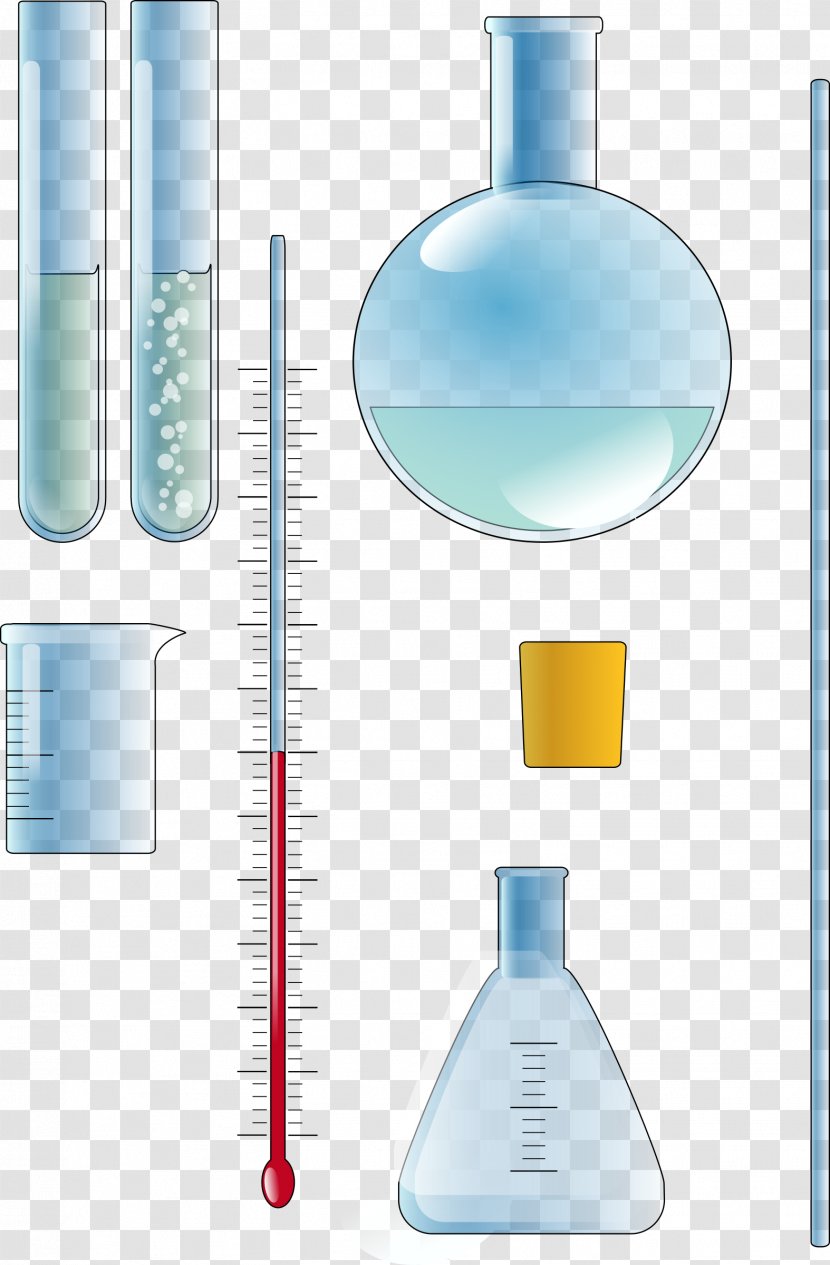 Chemistry Set Erlenmeyer Flask Clip Art - Water Transparent PNG