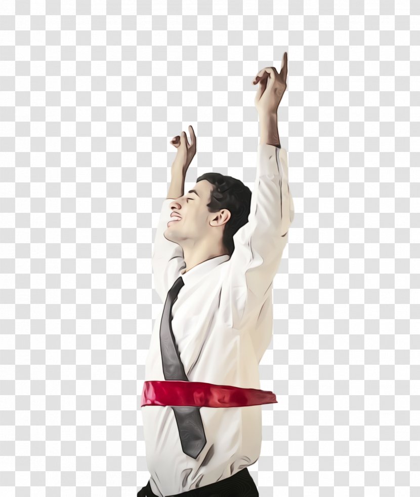 Arm Human Body Hand Gesture Karate - Wet Ink Transparent PNG