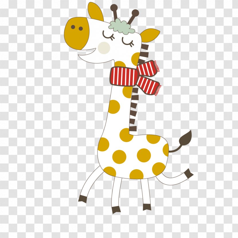 Giraffe Illustration - Art - Cute Transparent PNG