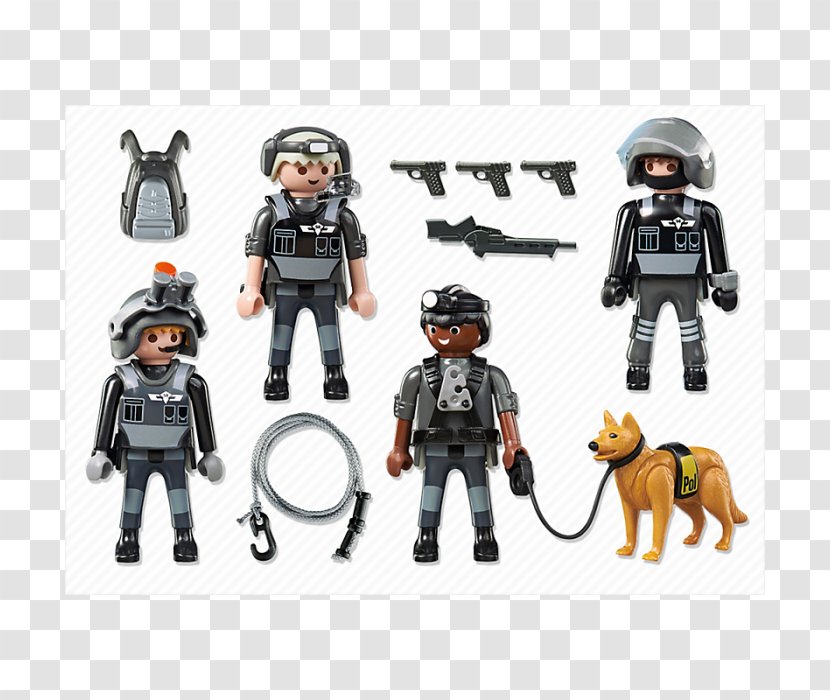SWAT Police Car Playmobil Toy - Fbi Special Weapons And Tactics Teams - Dog Transparent PNG