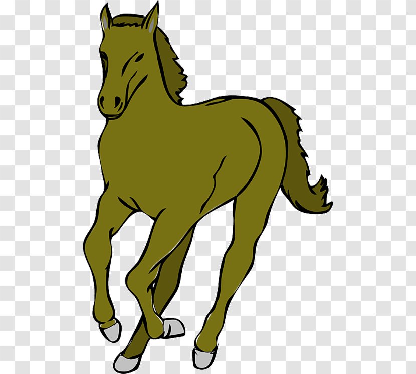 Mustang Wild Horse Clip Art - Mane Transparent PNG