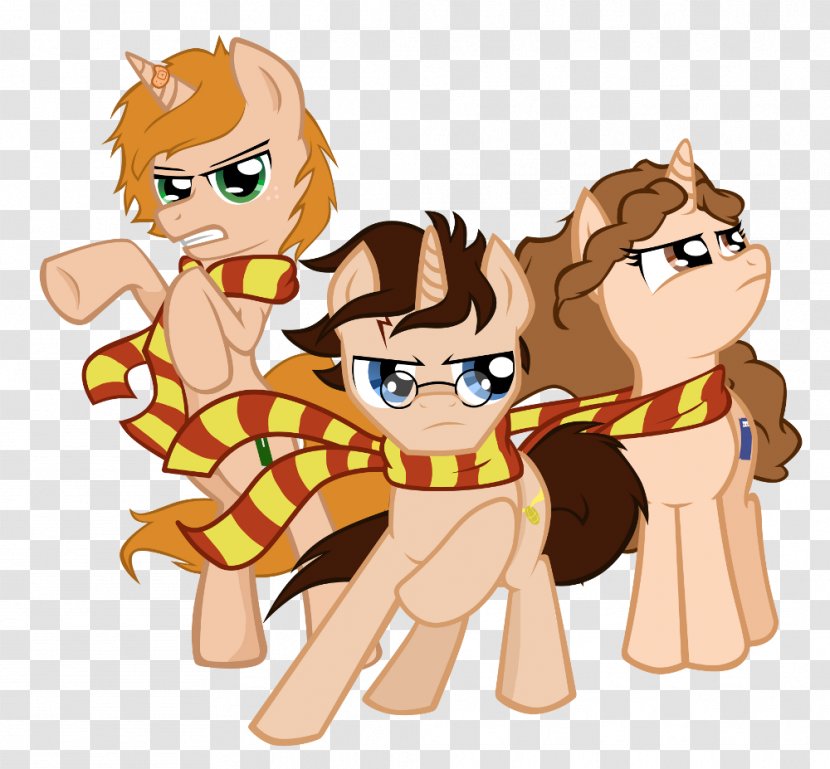 Ron Weasley Pony Hermione Granger Harry Potter And The Deathly Hallows Draco Malfoy - Vertebrate Transparent PNG