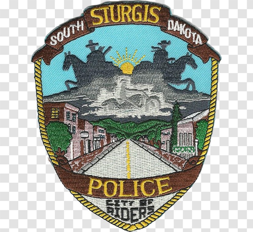 Sturgis Police Department Law Enforcement Badge Chief Of - English Transparent PNG
