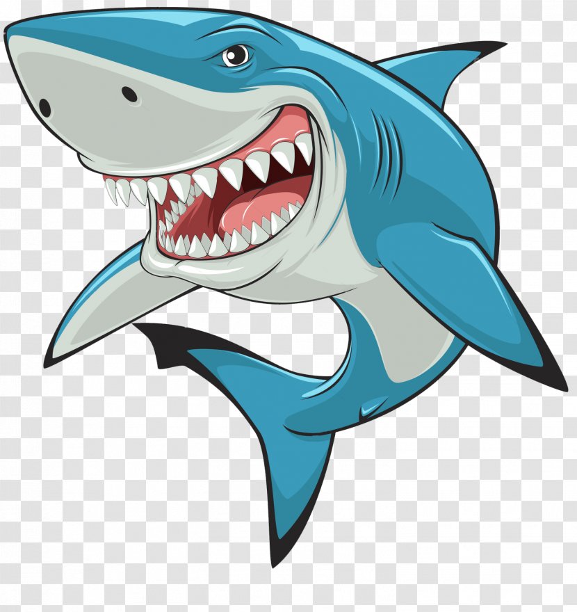 Great White Shark Clip Art - Lamniformes Transparent PNG