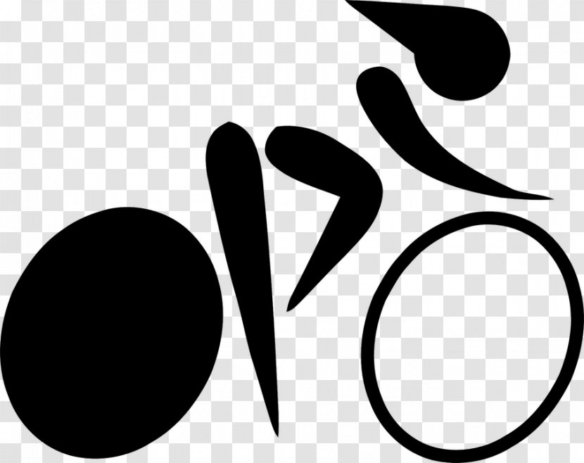 Olympic Games Track Cycling Bicycle Clip Art - Monochrome Photography Transparent PNG