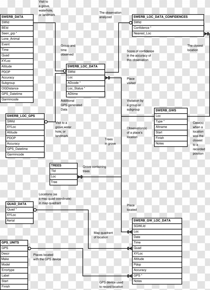 Diagram Entity–relationship Model Table Visualization Transparent PNG