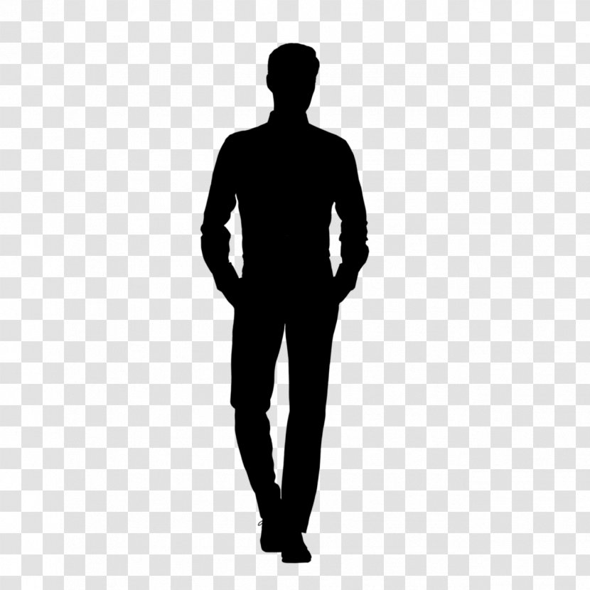 Silhouette Royalty-free - Standing Transparent PNG