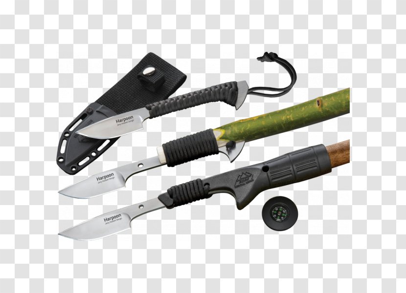 Knife Blade Harpoon Hunting & Survival Knives - Weapon Transparent PNG