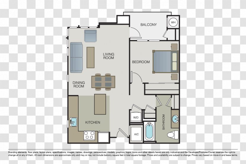 Floor Plan Enso Apartments House - Kitchen - Indoor Transparent PNG