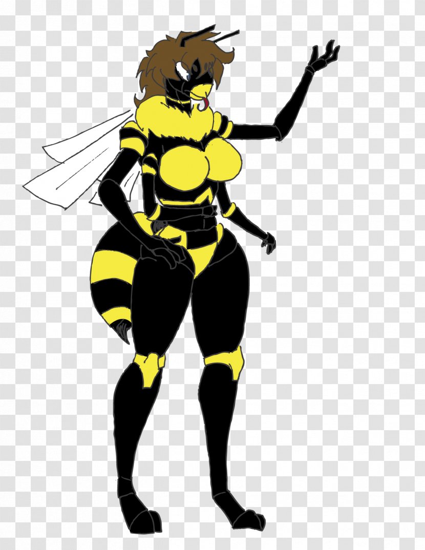 Honey Bee Wasp Illustration Costume - Pollinator Transparent PNG