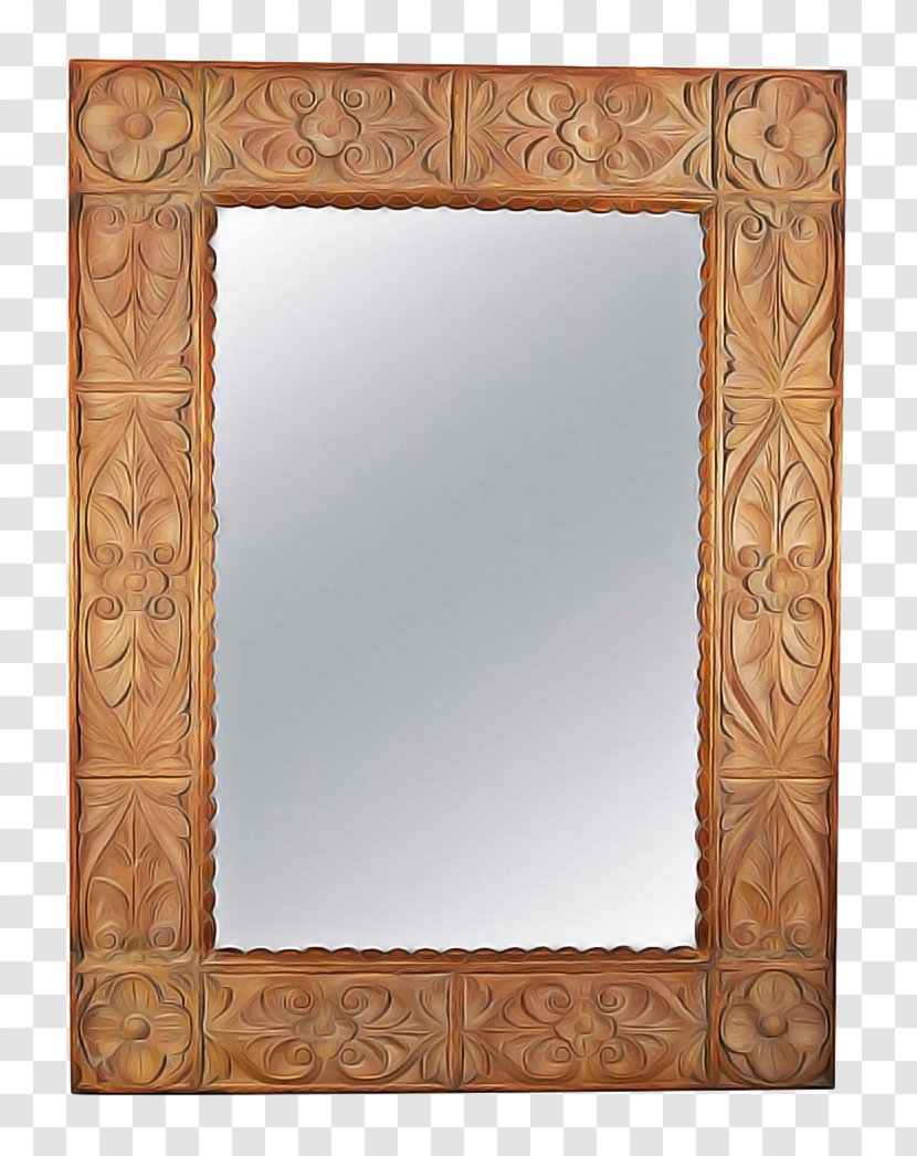 Brown Background Frame - Wooden Picture - Metal Interior Design Transparent PNG