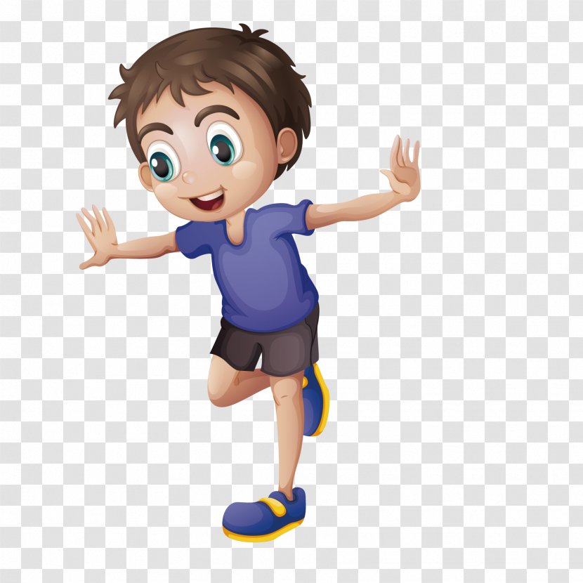 Hops Jumping Clip Art - Material - Happy Child Transparent PNG