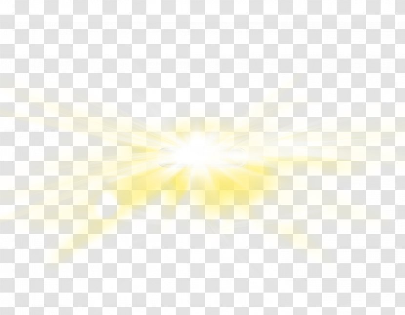 Symmetry Angle Pattern - Point - Yellow Light Explosion Effect Free Material Transparent PNG