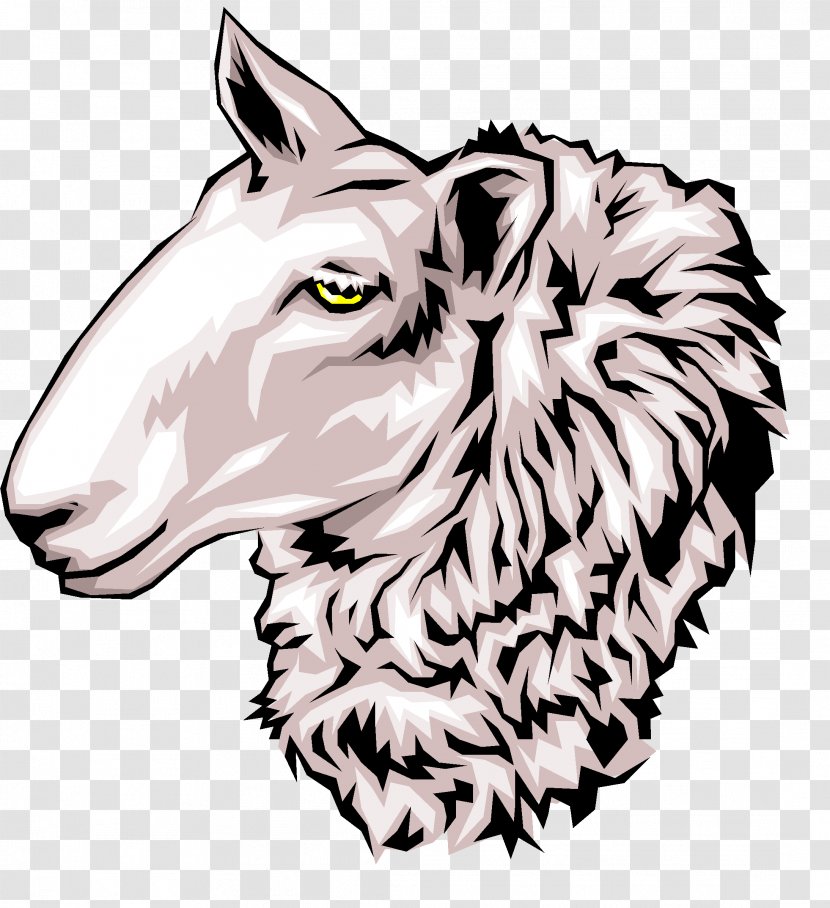 Sheep Clip Art Drawing Image Vector Graphics - Dog Like Mammal Transparent PNG
