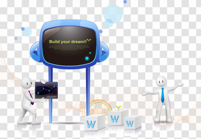Graphic Design Television - Film - Blue Vector Small TV Transparent PNG