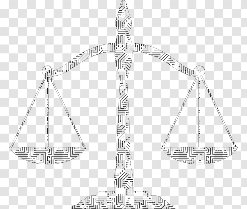 Measuring Scales Lady Justice Weight Social Equality - Court - Cyber Crime Transparent PNG