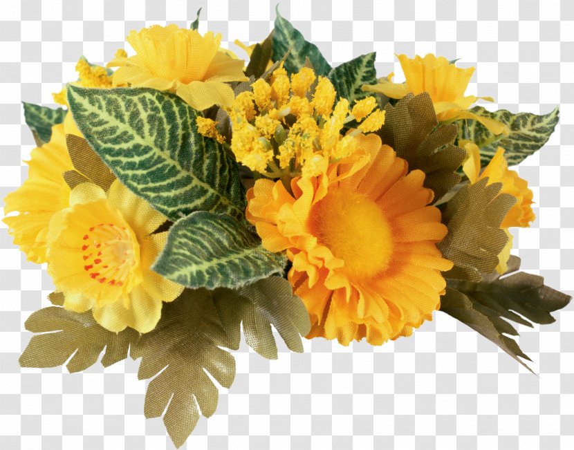 Flower Bouquet - Gerbera - Marigold Transparent PNG