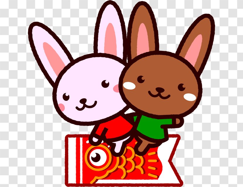 Koinobori Easter Bunny Children's Day Clip Art - Kintaro - Rabbit Transparent PNG