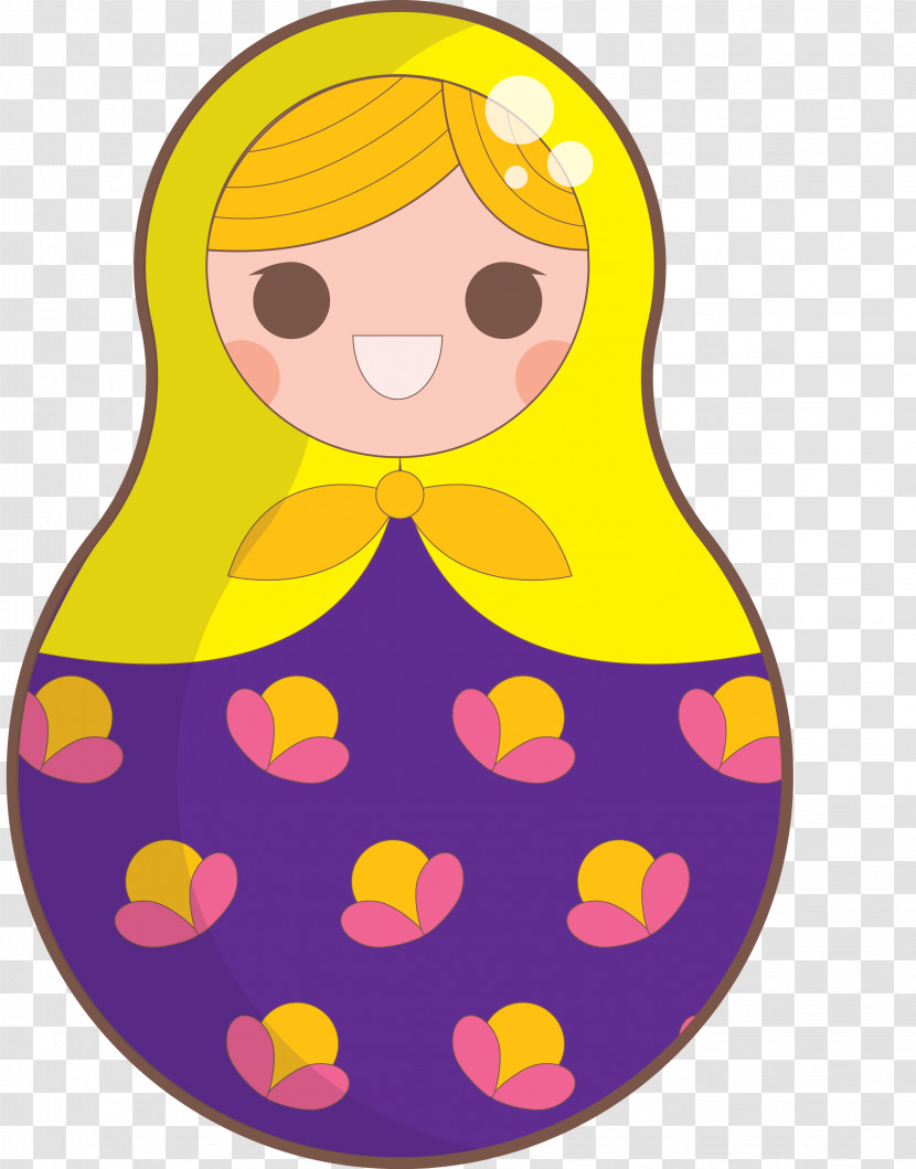 Colorful Russian Doll Transparent PNG