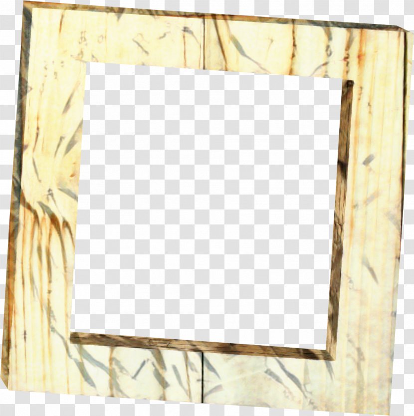 Wood Background Frame - Rectangle M - Mirror Picture Transparent PNG