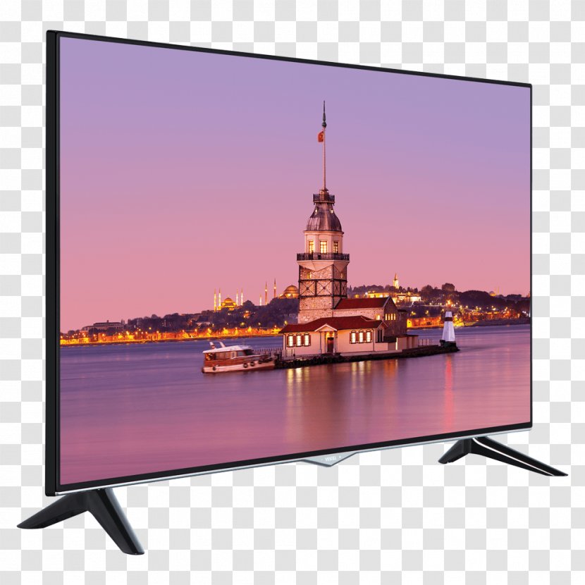 Ultra-high-definition Television 4K Resolution LED-backlit LCD Vestel - Flat Panel Display - Tv 4k Transparent PNG