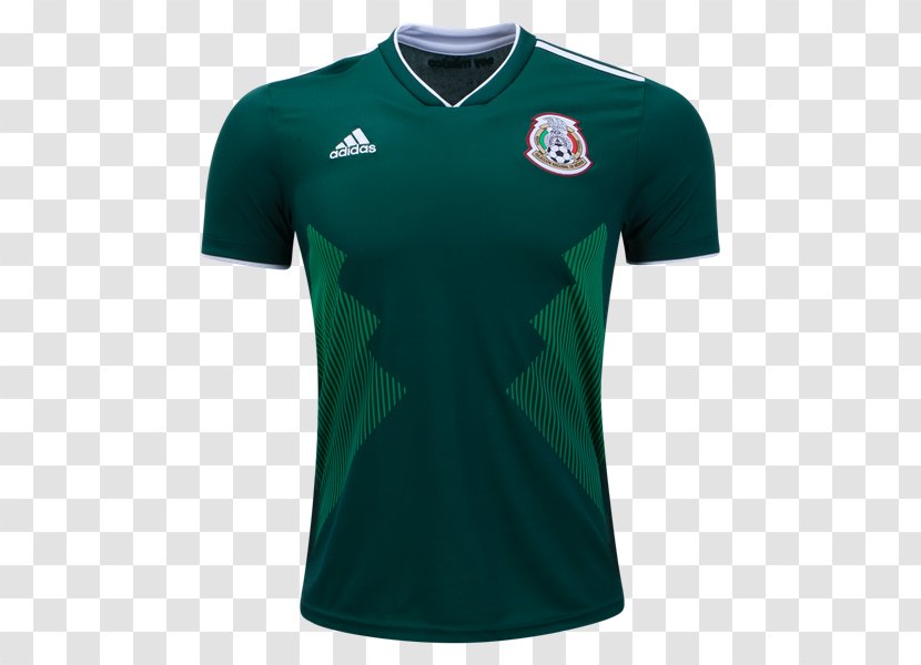 2018 World Cup Mexico National Football Team Jersey Kit Shirt - Active Transparent PNG
