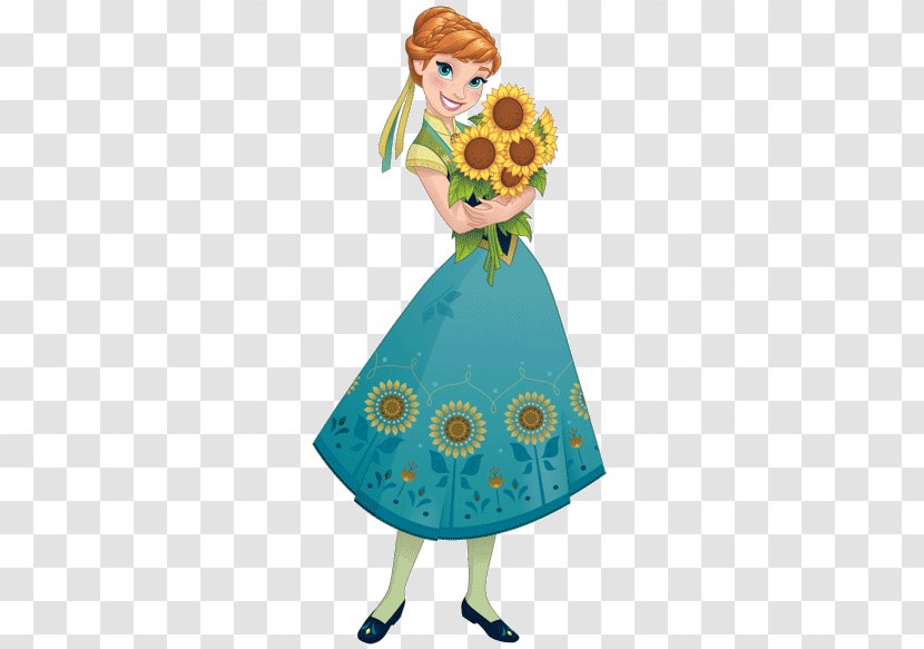 Elsa Anna Olaf Kristoff Disney's Frozen - Day Dress Transparent PNG