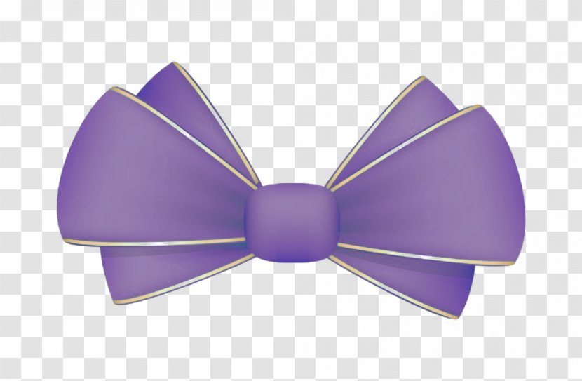 Bow Tie Purple Transparent PNG