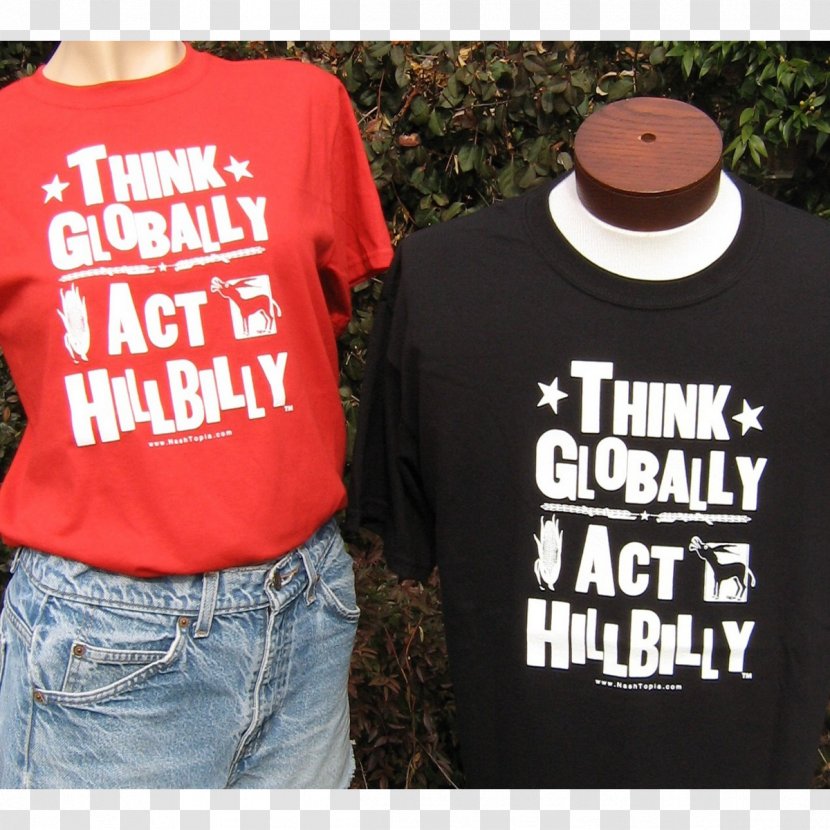 T-shirt Hillbilly Sleeve Outerwear - Tshirt Transparent PNG
